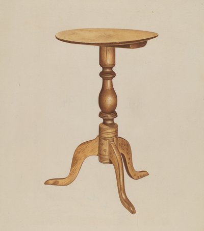 Satunnainen pöytä, c. 1938. tekijältä Michael Riccitelli