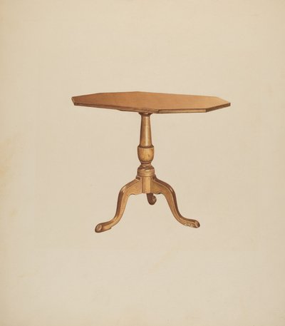 Pöytäjalusta, 19351942. tekijältä Michael Riccitelli
