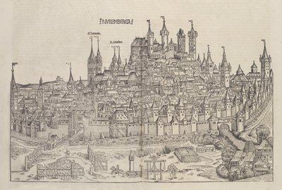 Nürnberg, 1493. tekijältä Michael Wolgemut