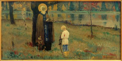 Vision des Knaben Bartholomäus tekijältä Michail Wassiljewitsch Nesterow