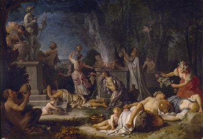 Uhri Bacchukselle, 1720 tekijältä Michel Ange Houasse