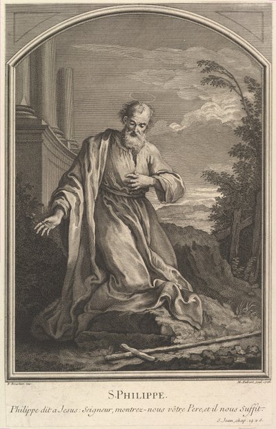 Pyhä Filippus, 1726. tekijältä Michel Aubert