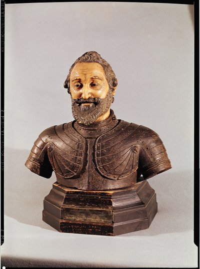 Henri IV:n (1553-1610) rintakuva (vaha ja kivi) tekijältä Michel Bourdin