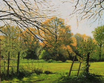 Prairie Girondine öljy, 2018 (öljy kankaalle) tekijältä Michel Bultet