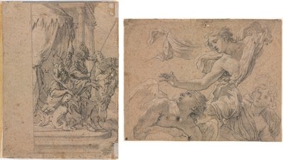 Studies of Angels (recto); Panthea ennen Cyrosta? (käänteinen) tekijältä Michel Dorigny