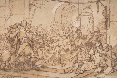 Sokrateen kuolema, n. 1749. tekijältä Michel Francois Dandre Bardon