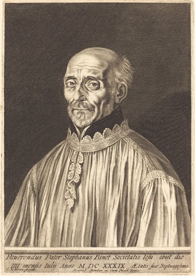 Etienne Binet tekijältä Michel Lasne after Charles Le Brun