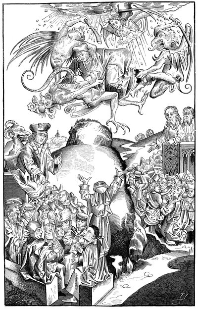 Antikristuksen valtakunta, 1493 tekijältä Michel Volgemuth