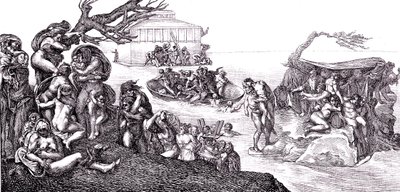 Tulva tekijältä Michelangelo (after) Buonarroti