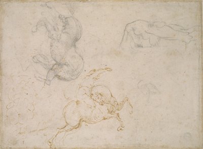 Ratsumiehen lataus ja muita tutkimuksia, 1500-luku tekijältä Michelangelo Buonarroti