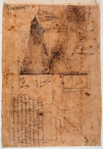 Omakätiset arkkitehtuuritutkimukset ja runofragmentit tekijältä Michelangelo Buonarroti