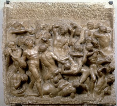 Kentaurien taistelu tekijältä Michelangelo Buonarroti
