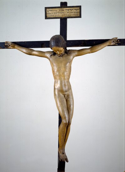 Krusifiksi, n.1492-94 (polykromipuuta). tekijältä Michelangelo Buonarroti