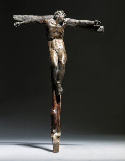 Kristuksen ristiinnaulitsemisryhmä, hyvä varas ja paha varas tekijältä Michelangelo Buonarroti