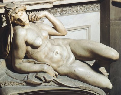 Dawn (Aurora), Michelangelon (1475-1564) Lorenzo de