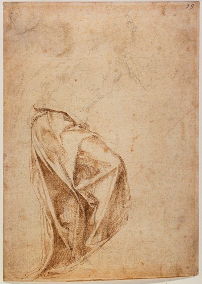 Drapattu hahmo tekijältä Michelangelo Buonarroti