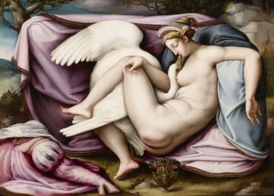 Leda ja joutsen tekijältä Michelangelo Buonarroti