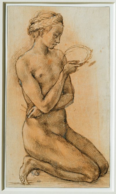 Maria Magdaleena pohtii orjantappurakruunua ... tekijältä Michelangelo Buonarroti