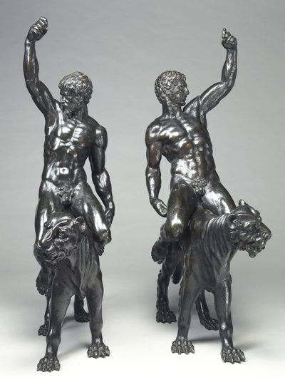 Alaston bacchants ratsastaa panttereilla tekijältä Michelangelo Buonarroti