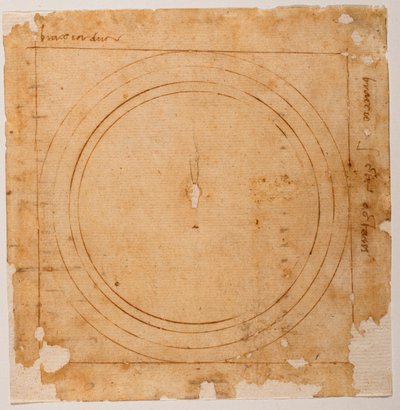 Santa Maria del Fioren kupolin luonnokset tekijältä Michelangelo Buonarroti