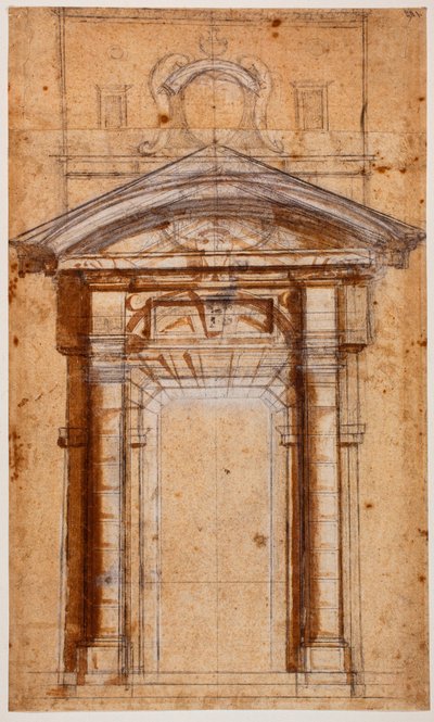 Tutkimus Porta Piaa varten tekijältä Michelangelo Buonarroti