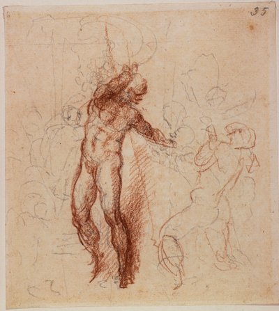 Tutkimus Kristus Limbossa tekijältä Michelangelo Buonarroti