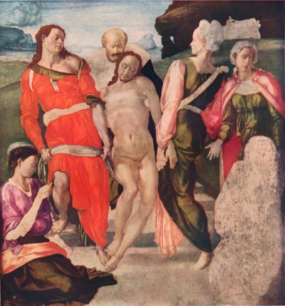 The Tombment, c1500, 1911 tekijältä Michelangelo Buonarroti