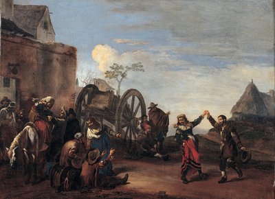 Bamboccio Lapsellisuus, 1600-luvun ensimmäinen kolmannes. tekijältä Michelangelo Cerquozzi