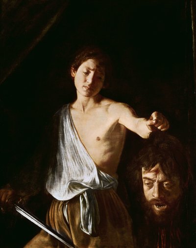 Daavid Goljatin pään kanssa, 1606 (katso lisätietoja kohdasta 100350) tekijältä Michelangelo Merisi Caravaggio