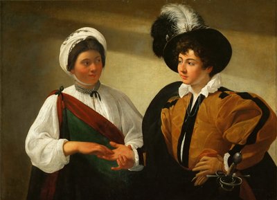 Ennustaja tekijältä Michelangelo Merisi Caravaggio