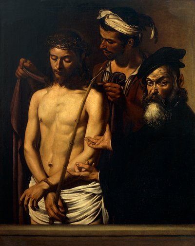 Ecce Homo, n. 1605 (öljy kankaalle) tekijältä Michelangelo Merisi da Caravaggio