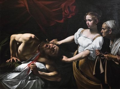 Judith ja Holofernes tekijältä Michelangelo Merisi da Caravaggio