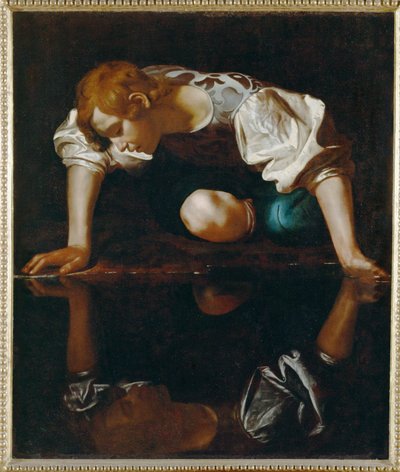 Narsissi (öljy kankaalle) tekijältä Michelangelo Merisi da Caravaggio