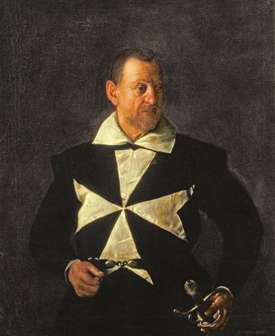 Maltan ritarin muotokuva, mahdollisesti Fra Antonio Martelli tekijältä Michelangelo Merisi da Caravaggio