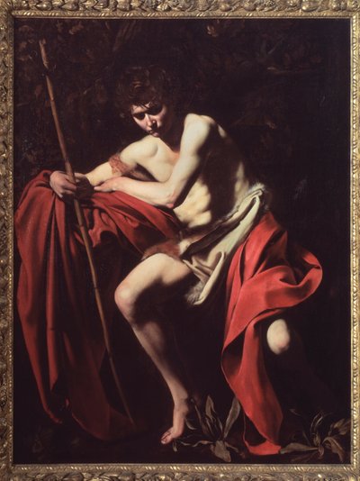 Pyhä Johannes Kastaja autiomaassa (öljy kankaalle tekijältä Michelangelo Merisi da Caravaggio