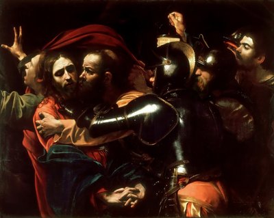 Kristuksen ottaminen tekijältä Michelangelo Merisi da Caravaggio