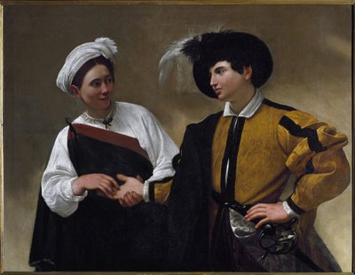 Ennustaja (öljy kankaalle tekijältä Michelangelo Merisi da Caravaggio