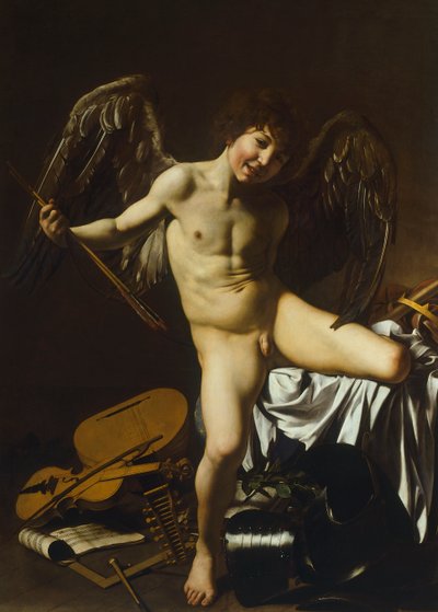 Voittaja Cupidon tekijältä Michelangelo Merisi da Caravaggio