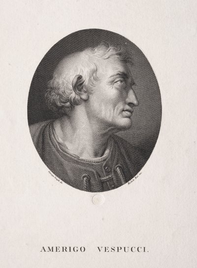 Amerigo Vespuccin muotokuva tekijältä Michele Bisi