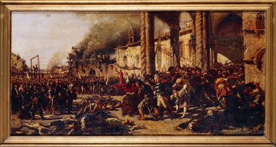 Italia, Napoli, Altamuran teurastus tekijältä Michele Cammarano