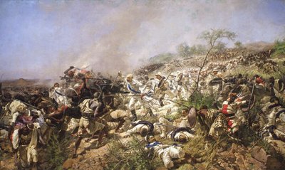 Dogalin taistelu, 1896 tekijältä Michele Cammarano