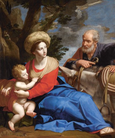 The Rest on the Flight to Egypt, n. 1640. tekijältä Michele Desubleo