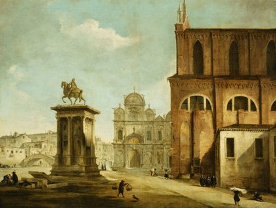 Campo SS Giovanni e Paolo, Venetsia tekijältä Michele Marieschi