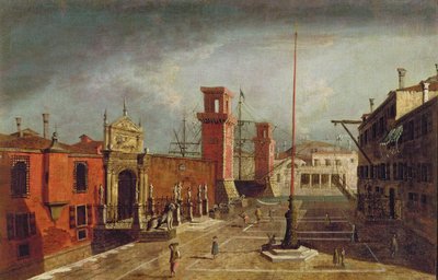 Arsenale, Venetsia tekijältä Michele Marieschi