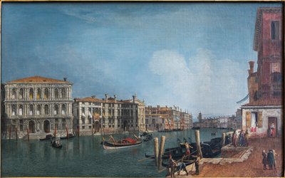 Näkymä Grand Canal -kanavalle Cà Pesaron lähellä tekijältä Michele Marieschi