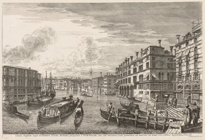 Näkymät Venetsiaan: Canal Grande, 1741. tekijältä Michele Marieschi