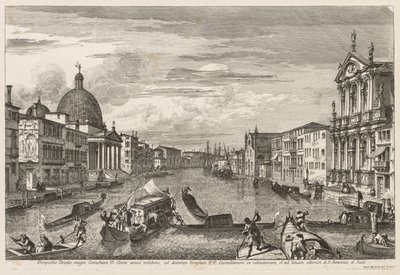 Näkymät Venetsiaan: Santa Chiara, 1741. tekijältä Michele Marieschi