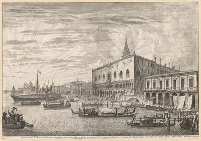 Näkymät Venetsiaan: Molo ja S. M. Della Salute, 1741. tekijältä Michele Marieschi