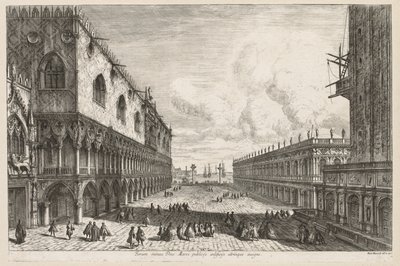 Näkymät Venetsiaan: Piazzetta, 1741. tekijältä Michele Marieschi