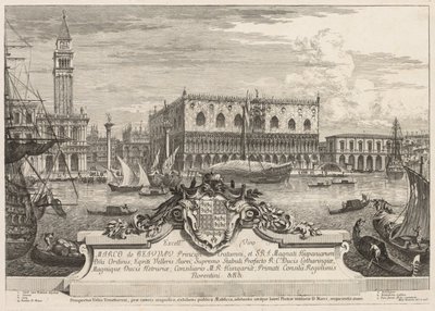 Näkymät Venetsiaan: Piazzetta ja Ducal Palace, 1741. tekijältä Michele Marieschi